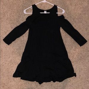 Open Shoulder Black Old Navy Dress
